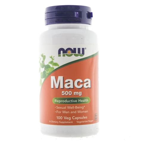 Suplement diety Maca 500 mg NOW FOODS 100 kapsułek Sklep EMPIK