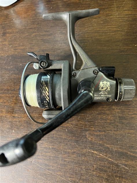 Vintage Shimano Ax2000 Bottom Drag Spinning Fishing Reel Fast Quickfire