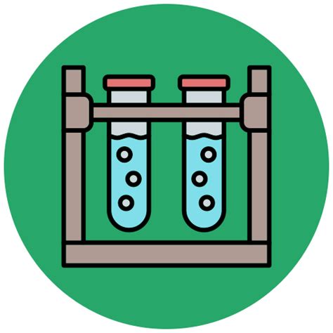 Test Tubes Generic Color Lineal Color Icon