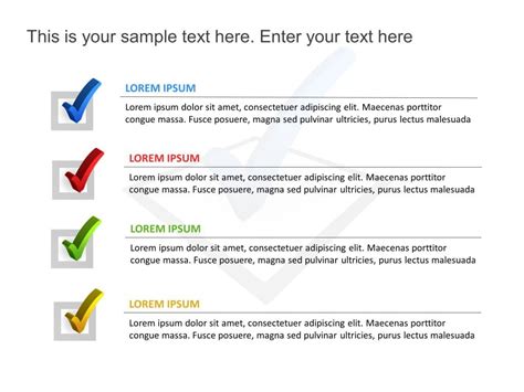 Powerpoint Template Checklist