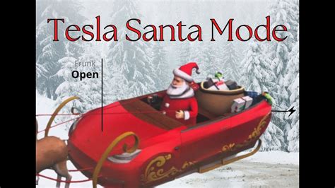 Tesla Santa Mode Quick Guide Youtube