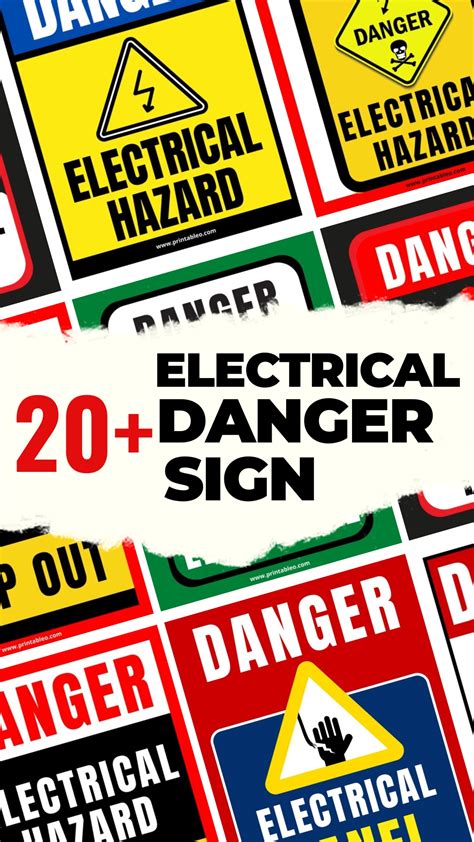 22+ Electrical Hazard Sign | Download FREE Printable PDFs.