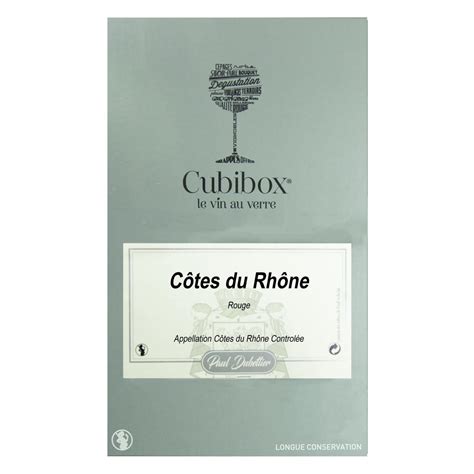 Côtes du Rhône rouge BIB 10 litres A ma cave