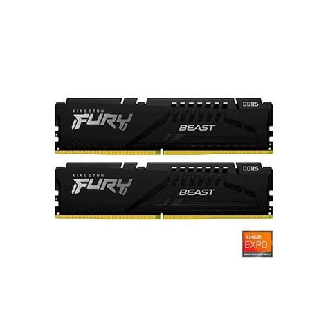 Memória RAM Kingston 16GB 6000MT s DDR5 CL36 DIMM Kit of 2 FURY Beast