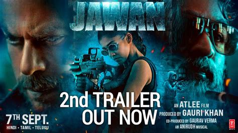 Jawan Movie 2nd Trailer Out Now Shahrukh Khan Nayanthara Vijay