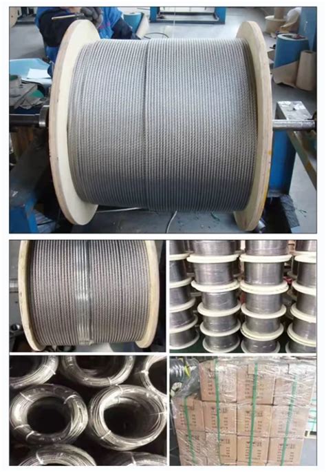 Galvanized Steel Wire Rope 6mm 1770 Mpa 7 19 Elevator Steel Wire Rope