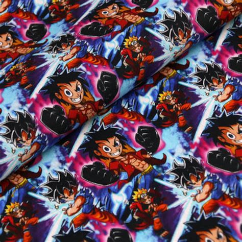 Japanese Anime Fabric Animation Fabric Cartoon Fabric Pure Cotton ...