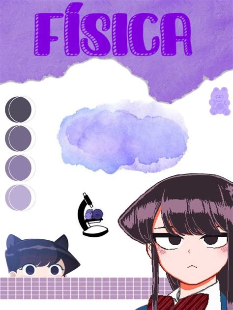 Portada de komi San de física Portadas Proyectos