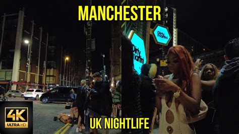 MANCHESTER UK NIGHTLIFE Walking Tour 4K UHD 60fps YouTube