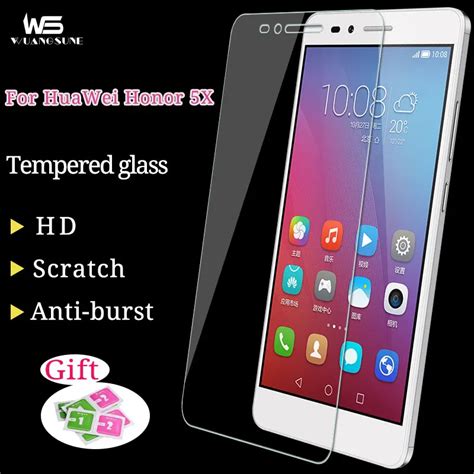 For Huawei Honor 5x Gr5 X5 High Quality Tempered Glass Screen Protector Film 9h Explosion Proof