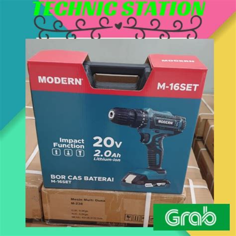 Jual Mesin Bor Baterai Tembok Cordless Drill M V Ah Modern