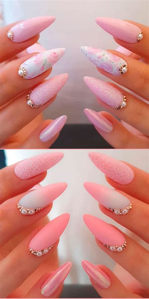 The Best Almond Light Pink Nails For 2023 Stylish Belles Baby Pink