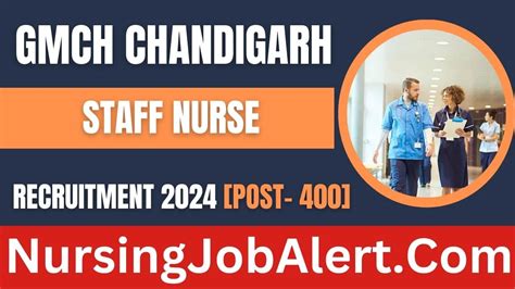 GMCH Chandigarh Staff Nurse Recruitment 2024 400 Post