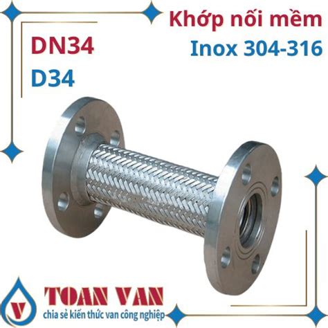 khớp nối mềm inox dn34 d34 phi 34 304 chịu nhiệt Bảng báo giá