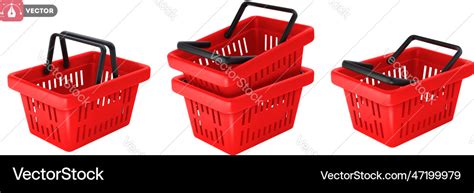 Shopping cart set Royalty Free Vector Image - VectorStock