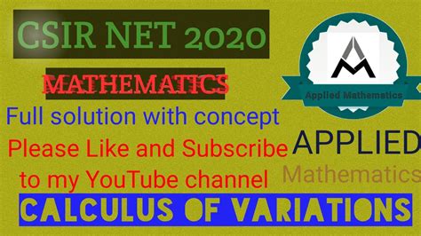 Csir Net Maths 30 November 2020 Q Id 7720331041 Full Solution