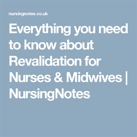 A Guide To Nmc Revalidation For Nurses Midwives And Nursing Associates