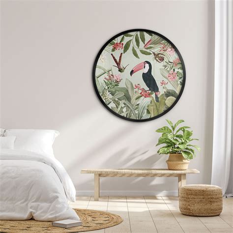 Poster Toucan Dans Une Jungle Paradisiaque Un Designs Wall Art Fr