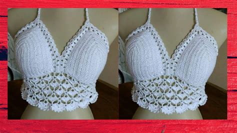 Cropped Crochet Of White By Arl Ia Youtube