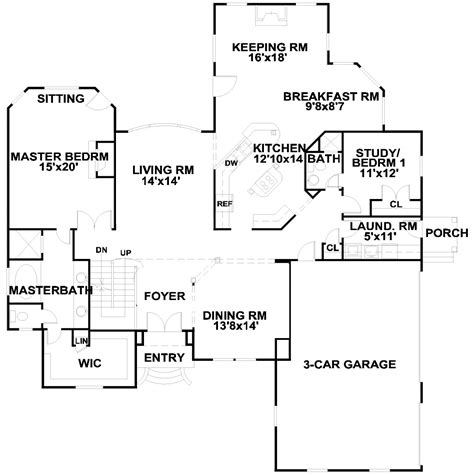 Room For All First Floor Plan Sdl Custom Homes