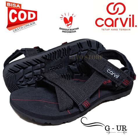 Jual Carvil Sandal Gunung Pria Carvil Original Sendal Gunung Cowok