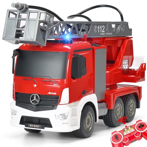 Buy Benz Licensed Remote Control Fire Truck Rc Fire Truck Toy