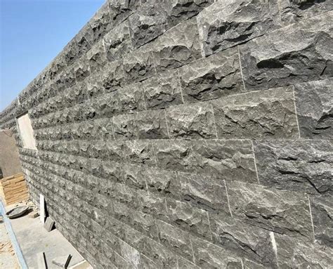 Black Basalt Stone Cladding For Wall Tile 51 OFF