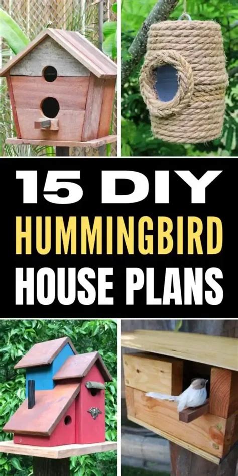 15 DIY Hummingbird House Plans You Can Build - Handy Keen