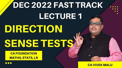 Dec 22 Fast Track Course Ca Foundation With Free Test Series Direction