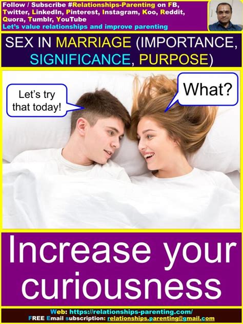 Sex In Marriage Importance Significance Purpose Man Woman Why