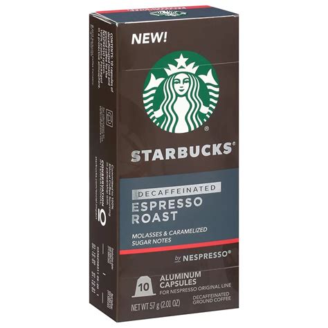 Starbucks Decaf Espresso Roast Nespresso Capsules - Shop Coffee at H-E-B