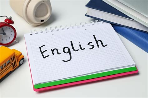 Aprendizaje del idioma inglés concepto de aprendizaje de idiomas Foto