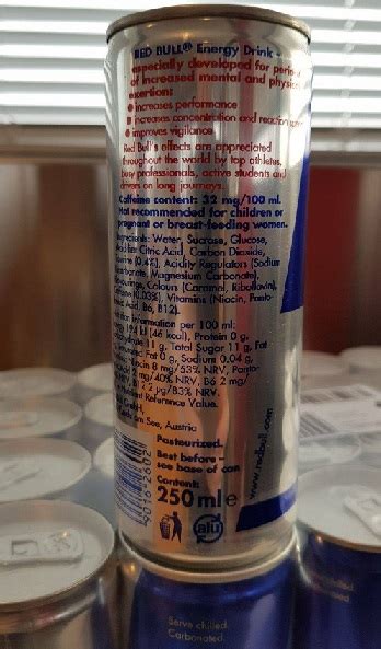 Red Bull Energy Drinks 250ML Austria Origin Lans Grupo