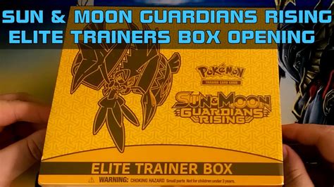 Sun Moon Guardians Rising Elite Trainer Box Opening YouTube