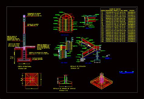 Plano De Cimentacion Losa De Contacto Losa Tapa En Dwg Mb