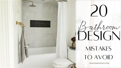 20 Bathroom Design Mistakes To Avoid Bathroom Remodel Before And