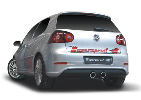 Best Exhaust - Supersprint VW Golf V R32 Rear exhaust "Racing" OO100 326626