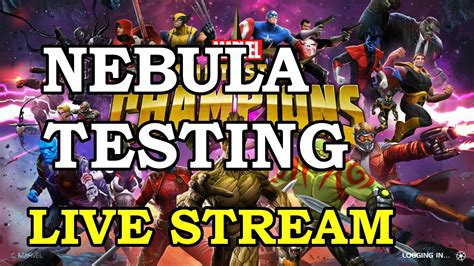 Nebula Testing Marvel Contest Of Champions Live Stream Youtube