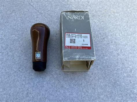 当時物 ダイハツ純正オプション ナルディ NARDI ウッドシフトノブ 純正品番33504 87215 000 コペン COPEN 純正品