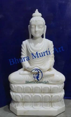 Handmade Marble White Buddha Statue Sizedimension 25 Feet At Rs