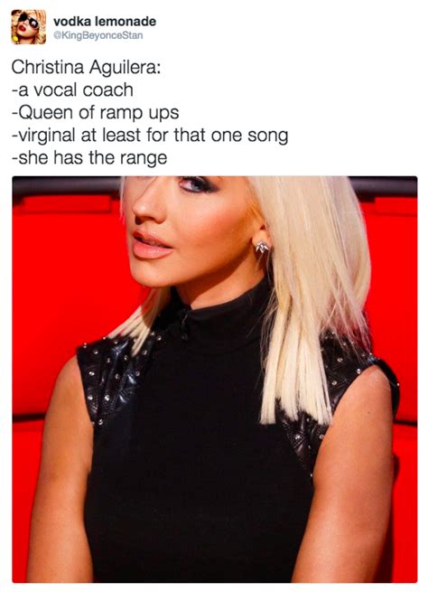 Christina Aguilera Has The Range She Doesnt Have The Range Know