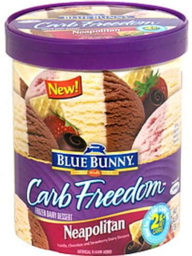 Blue Bunny Neapolitan Frozen Dairy Dessert 0 5 Gl Nutrition