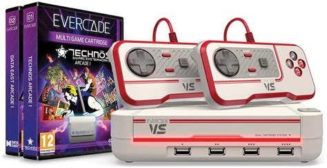 Evercade Vs Retro Game Console Premium Pack Discoazul