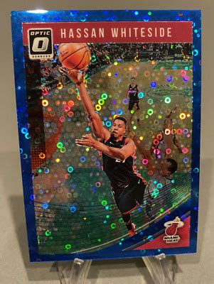 Donruss Optic Hassan Whiteside Fast Break Blue Heat