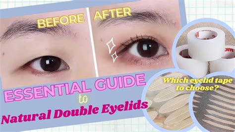 Ultimate Guide To Natural Double Eyelids👀 Eyelid Sticker Types And How