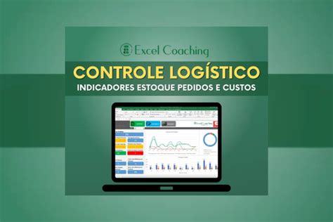 Planilha Controle Logístico Indicadores Estoque Pedidos E Custos