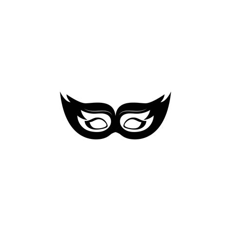 mask party logo and vector template 13314336 Vector Art at Vecteezy