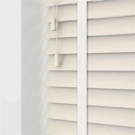 Bright White Faux Wood (With Cords) – Cheapest Blinds UK Ltd