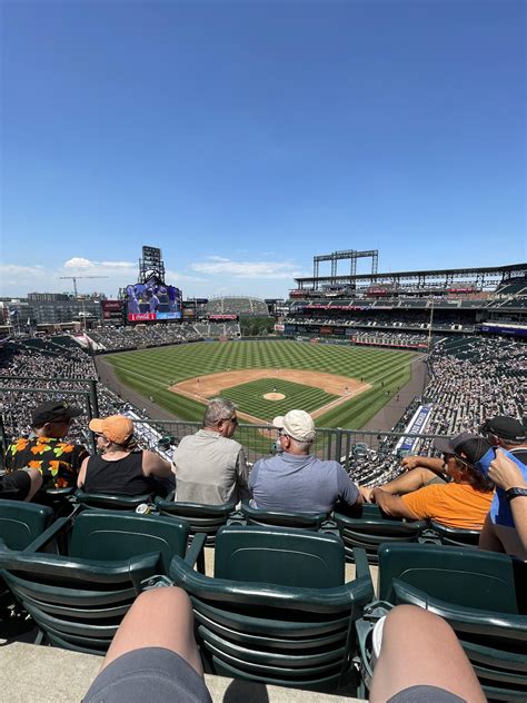 Went to Coors field for the first time White Sox vs Rockies. Beautiful