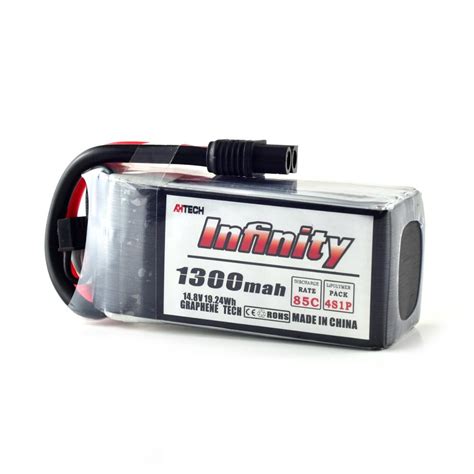 Ahtech Infinity 4s 14 8v 1300mah 85c Graphene Lipo Battery Xt60 Sy60